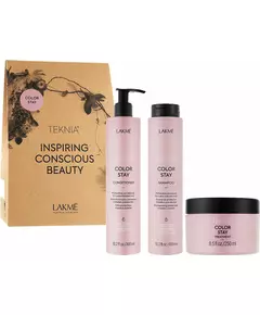 Traitement capillaire renforçant Lakmé Teknia Inspiring Conscious Beauty Pack Color Stay