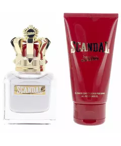 Set Jean Paul Gaultier: Scandal Eau De Toilette For Men 50 ml + Scandal Shower Gel For All Skin Types, 3 pièces