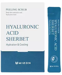 Mizon Hyaluronic Sherbet Peeling Scrub 40x5g