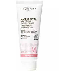 Novexpert Masque Détox à l'Argile Rose Crémeuse 75ml