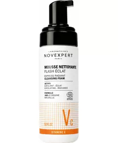 Novexpert Mousse Nettoyante Flash Eclat Vitamine C 150ml Vitamine C