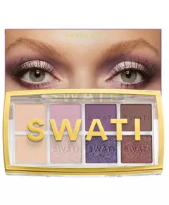 SWATI Cosmetics AMETHYST EYE SHADOWS + PRESSED PIGMENTS PALETTE, AMETHYST