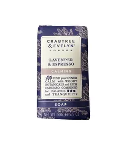 Crabtree & Evelyn Lavender & Espresso Apaisant Pain de savon, 158 g
