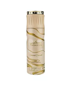 Paris Corner Taskeen Caramel Cascade Déodorant en spray Unisexe, 200 ml