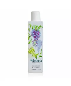 Crabtree & Evelyn Wisteria Nettoyage Gel douche Pour tous types de peau, 250 ml