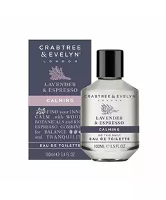 Crabtree & Evelyn Lavender & Espresso Eau de Toilette Pour les femmes, 100 ml