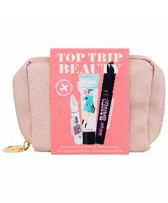 Benefit Set: The POREfessional Smoother Skin Matte Finish Cream Primer 22 ml + BadGal Bang Volumizing Mascara Black 8,5 ml + Gimme Brow+ Waterproof Volumizing Eyebrow Gel 03 Neutral Light Brown, 22 ml