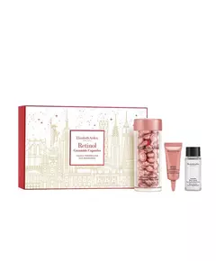 Set Elizabeth Arden: Retinol Ceramide Reduces Fine Lines & Wrinkles Serum Capsules Face 60 pcs + Ceramide Retinol Smoothing Eye Cream 5 ml + Retinol + HPR Ceramide Renewing Water Cream For Face, 60 pièces