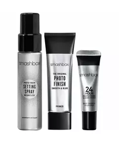 Set Smashbox: Photo Finish Matte Finish Liquid Primer 12 ml + Photo Finish Setting Spray 30 ml + Photo Finish Eyeshadow Primer, 12 ml