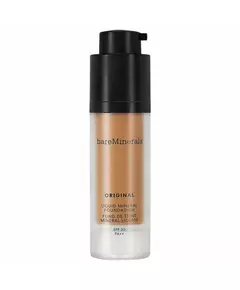 BareMinerals Original Liquid Mineral Leuchtend Flüssige Grundierung 24 Neutral dunkel 20 SPF, 30 ml