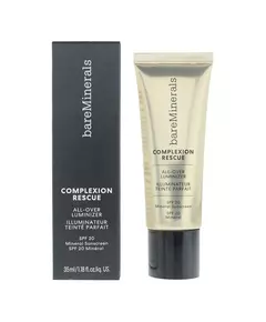 BareMinerals Complexion Rescue Illuminant Highlighter liquide Pêche dorée SPF 20 Pour le visage, 35 ml
