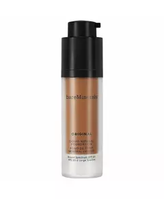 BareMinerals Original Liquid Mineral Leuchtend Flüssige Grundierung 25 Goldene Dunkelheit SPF 20, 30 ml
