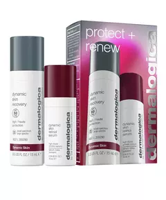Protect + Renew Set Dermalogica: Dynamic Skin Retinol Anti-Wrinkle Serum For Face 10 ml + Dynamic Skin Retinol Anti-Wrinkle Serum For Face SPF 50, 10 ml