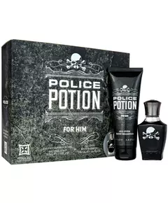 Set Police: Potion Eau De Parfum For Men 30 ml + Potion Hydrating Body Lotion, 30 ml