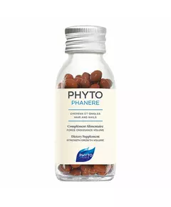 Phyto Phytophanère Biotin Vitamins Zinc Strengthen Hair & Nails Capsules 120 gélules, 120 pièces