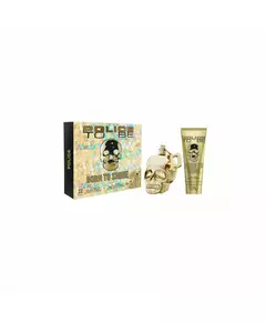 Set Police: To Be Born To Shine Eau De Toilette For Men 75 ml + To Be Born To Shine Shower Gel & Shampoo 2-In-1, 2 pièces