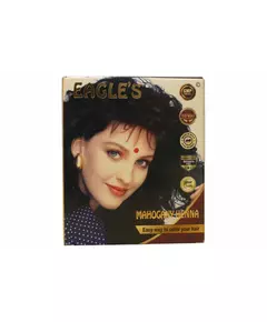 Setzen Eagles Henna Hair Color Permanente Haarfarbe Mahogany 6 stk, 6 × 10 g