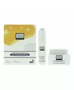 Set Erno Laszlo: Step 1 Polylactic Acid Exfoliating Cream 25 ml + Step 2 Lactic Acid Gently Polishes Away Dullness Serum For Face, 25 ml