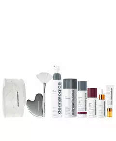 The Expertise Kit Set Dermalogica: Daily Microfoliant Exfoliating Exfoliating Powder 74 g + Biolumin-C Illuminating Eye Serum 15 ml + Biolumin-C Vitamin C Brightening Serum For Face 30 ml + Dynamic Skin Retinol Anti-Wrinkle Serum For Face 30 ml +