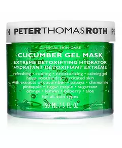 Peter Thomas Roth Cucumber De-Tox Apaisant Masque en gel Visage, 150 ml