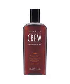 American Crew Classic Vegan Haarshampoo Spülung & Duschgel 3-in-1 Zur Befeuchtung, 100 ml