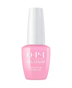 Opi Gel Color Semi-permanenter Nagellack Suzi shoppt und hüpft von Insel zu Insel, 15 ml