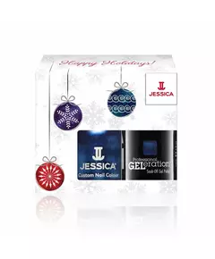 Winter Set Jessica: Custom Colors Nail Polish Light Up The Sky 14.8 ml + Professional GELeration Semi-Permanent Nail Polish Light Up The Sky, 14,8 ml