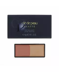 Set Duo Cle de Peau Beaute Blush Duo Poudre de blush 104 Recharge, 2 pièces