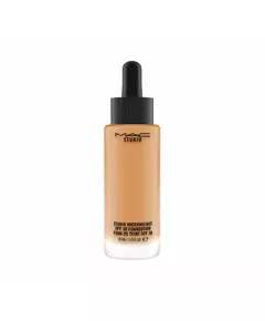 MAC Studio Waterweight Vitamine E Durable Fond de teint liquide NC45 SPF 30, 30 ml