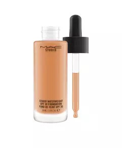 MAC Studio Waterweight Vitamine E Durable Fond de teint liquide NC50 SPF 30, 30 ml