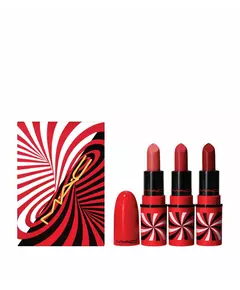 Tiny Tricks Set MAC: Mini Cream Lipstick Awespicious 1.7 g + + Mini Matte Cream Lipstick Sleight Of Grand 1.8 g *Miniature, 1,7 g