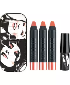Set Nudestix: Gel Color Cruelty Free High Shine Lip & Cheek Balm 2-In-1 Ally 2.8 g + Gel Color Cruelty Free High Shine Lip & Cheek Balm 2-In-1 J Mama 2.8 g + Gel Color Cruelty Free High Shine Lip & Cheek Balm 2-In-1 Tay Tay, 2,8 g