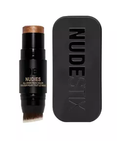 Nudestix Nudies All Over Glanz Rougestift Brauner Zucker, 8 g
