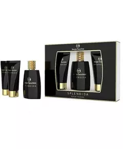 Set Sergio Tacchini: Splendida Eau De Parfum For Women 100 ml + Splendida Hydrating Daily Body Lotion 100 ml + Splendida Cleansing & Refreshing Shower Gel For All Skin Types, 100 ml