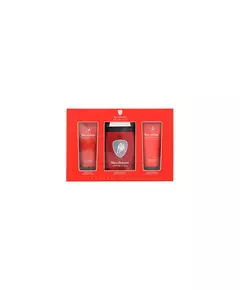 Set Tonino Lamborghini: Sportivo Eau De Toilette For Men 125 ml + Sportivo Hydration Shower Gel All Skin Types 100 ml + Sportivo Hydrating & Softening After-Shave Balm, 125 ml
