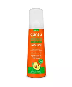 Cantu Avocado Avocadoöl Haarstyling-Mousse Definition und Kontrolle Leichter Halt, 248 ml