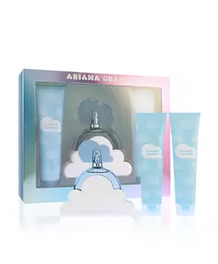 Set Ariana Grande: Cloud Eau De Parfum For Women 100 ml + Cloud Hydrating Body Lotion 100 ml + Cloud Body Wash Body, 100 ml