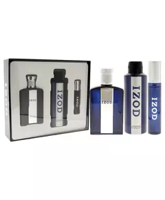Set Izod: Izod Eau De Toilette For Men 100 ml + Izod Eau De Toilette For Men 15 ml + Izod Scented Spray For Men, 100 ml