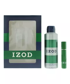 Set Izod: Green Scented Spray For Men 200 ml + Green Eau De Toilette For Men, 200 ml