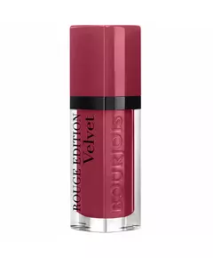 Bourjois Rouge Edition Velvet Dimeticon Matt Flüssiger Lippenstift 08 Grand Cru, 7 ml