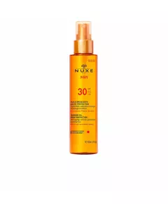 Nuxe Sun Anti-âge Huile de bronzage SPF 30, 150 ml