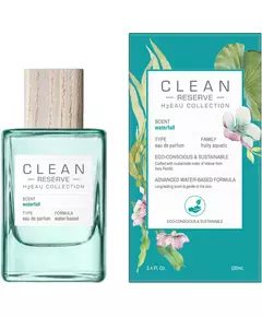 Clean H2Eau Waterfall Eau de Parfum Unisexe, 100 ml