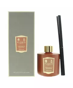 Floris Of London Cinnamon & Tangerine Schilf Aroma-Rattanstäbchen-Diffusor Braun, 200 ml