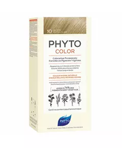 Phyto Color Permanente Haarfarbe 10 Extra Light Blonde, 50 ml