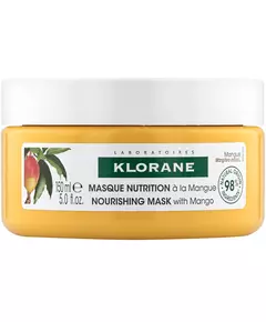 Klorane Mango Butter Nutrition Haarbehandlungs-Crememaske Zur Nahrung, 150 ml