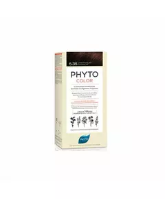 Phyto Color Permanente Haarfarbe 5.35 Chocolate Light Brown, 50 ml