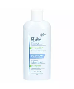 Ducray Kelual Squanorm Haarbehandlung Shampoo Anti-Schuppen & Sebumkontrolle For Scalp With Oily Dandruf, 200 ml
