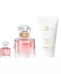 Set Guerlain: Mon Guerlain Eau De Parfum For Women 50 ml + Mon Guerlain Eau De Parfum For Women 5 ml + Mon Guerlain Body Lotion Body, 3 Stück