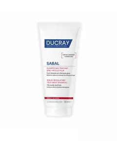 Ducray Sabal Argeal Haarbehandlung Shampoo Sebumkontrolle Für fettiges Haar, 200 ml