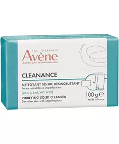 Avene Cleanance Purification Pain de savon Pour le visage, 100 g